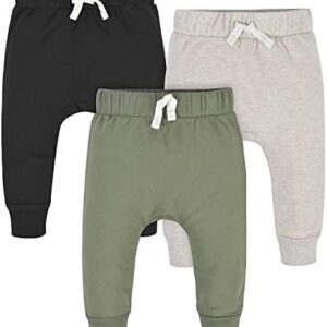 Gerber Baby Boys' Toddler 3-Pack Jogger Pants