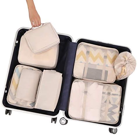 BAGAIL 8 Set Packing Cubes Luggage Packing Organizers for Travel Accessories - Image 6