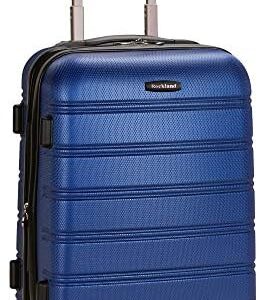 Rockland Melbourne Hardside Expandable Spinner Wheel Luggage, Blue, Carry-On 20-Inch