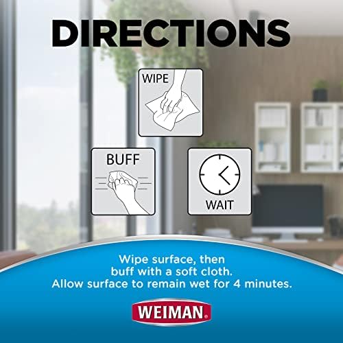 Weiman Electronic & Screen Disinfecting Wipes - Safely Clean and Disinfect Your Phone, Laptop Keyboard, Tablets, Lens Wipes - 30 Count | 2 Pack - Image 4