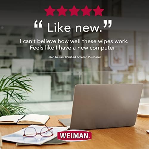 Weiman Electronic & Screen Disinfecting Wipes - Safely Clean and Disinfect Your Phone, Laptop Keyboard, Tablets, Lens Wipes - 30 Count | 2 Pack - Image 7